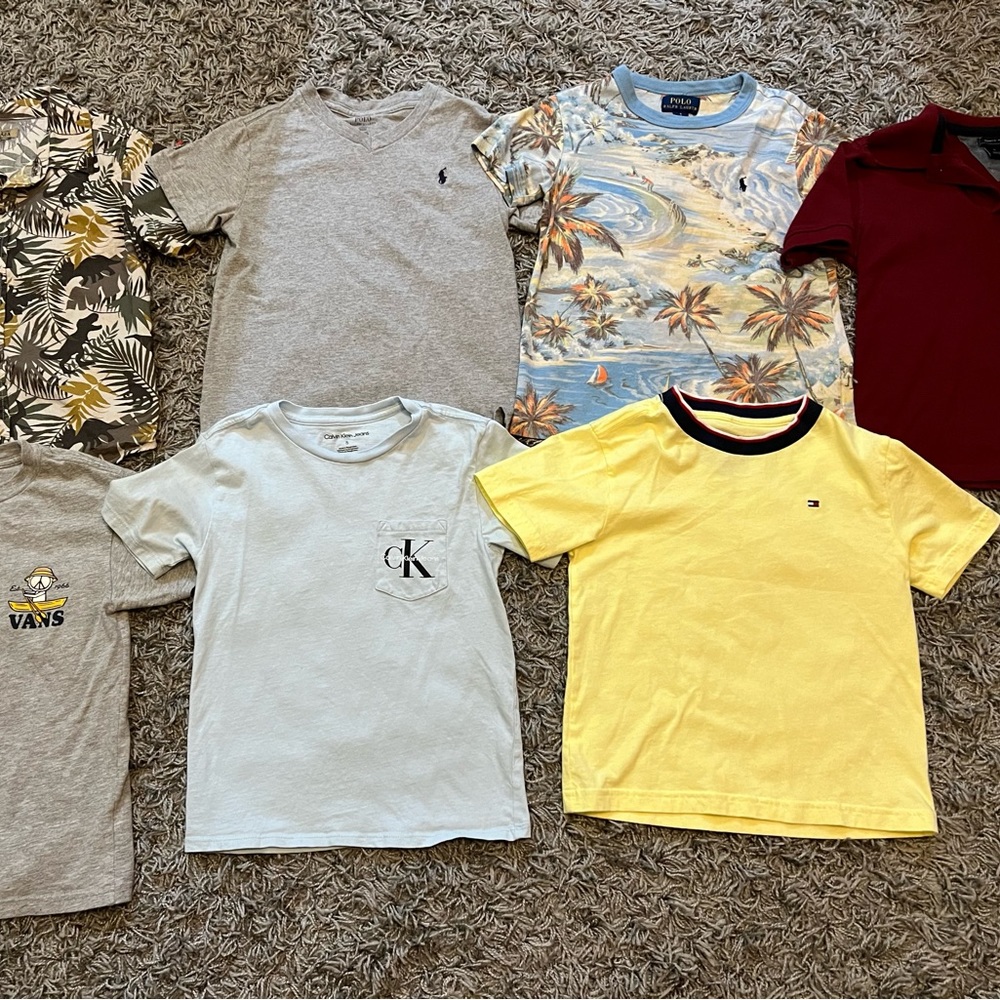 Name brand boys toddler shirts size 5 and 5T